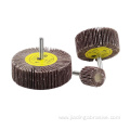 abrasive polishing flap wheels with shaft 25mm